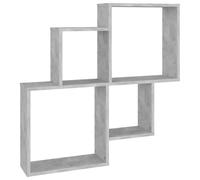 Wall Cube Shelf Hanging Wall-Mounted Floating Shelf Engineered Wood vidaXL