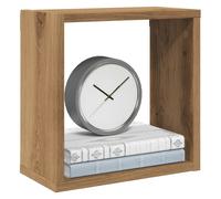 Wall Cube Shelves 4pcs Artisan Oak Engineered Wood 30x15x30 cm Floating Shelves