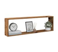 Wall Cube Shelves 4pcs Engineered Wood Old Wood 100x15x30 cm Floating for decor