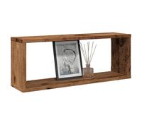 Wall Cube Shelves 6pcs Old Wood Engineered Wood 60x15x23cm Rustic Display Decor