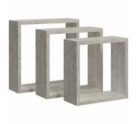 Wall Cube Shelves Bookcase Storage Shelf Display Hanging Shelf 3 pcs vidaXL