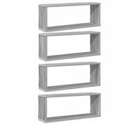 Wall Cube Shelves Wall Rack Wall-mounted Storage Shelf Engineered Wood vidaXL