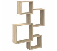 Wall Cube Shelves with Shelf Wall-mounted Engineered Wood Storage vidaXL