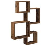 Wall Cube Shelves with Shelf Wall-mounted Engineered Wood Storage vidaXL