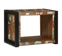 Wall Cube with Storage Brown Decorative Shelf Display Organizer Home vidaXL