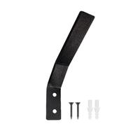 Wall Cue Rack for Pool Sticks - Solid Wood Billiard Cue Holder with Black Finish | Space-Saving Wall Mounted Design for, Pool & Hockey Stick Storage and Display Durable Organizer