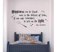 Wall Decal Happiness Can Be Found Wall Sticker Home Decor Decals Mural,Black,90x42cm
