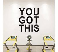 Wall Decal Stickers, Teamwork Wall Decal, (Easy to Apply), Vinyl Wall Decor Art Gym Office Bedroom Kitchen Inspirational Quotes Motivational Sports Posters Home Family Sayings, You Got This 20"X24"