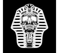 Wall Decals Ancient Egyptian Pharaoh Skull Bones Skeleton 34x40.2cm It Won't Fall Off S-White