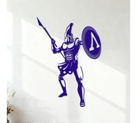 Wall Decals Paster Paper Ancient Sparta Spartan Soldier Warrior 35x49.2cm Easy Installation DarkBlue