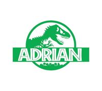 Wall Decals Paster Paper Dinosaur Park Dinosaur Tyrannosaurus Boy 48x72.6cm Do not Damage The Wall Surface Green