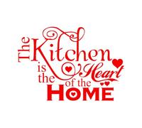 Wall Decals Paster Paper Kitchen Restaurant 81x116.6cm Self Adhesive Extra Large red