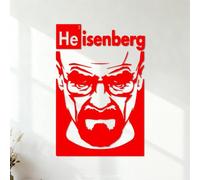 Wall Decals Paster Paper Work Breaking Bad Enberg 54.6x81cm Removable Without Leaving Glue Red