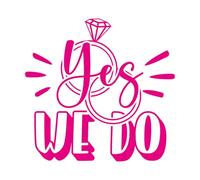 Wall Decals Paster Paper yes we do 54.6x57.2cm Window Decals Rosered