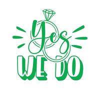 Wall Decals Paster Paper yes we do 67.2x70.4cm It Won't Fall Off Green
