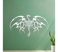 Wall Decals Tribal Monsters Dragon Baby Magic Animals Anime Comics 54.6x87.2cm Wall beautification White
