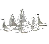 Wall Decor AMERICIUM Irregular Metal Silver