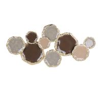 Beliani Wall Decor ARGON Metal 57 cm Multicolour, Gold