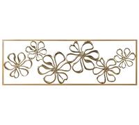 Wall Decor Flower CERIUM Metal 31 cm Gold