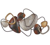 Beliani Wall Decor COBALT Metal 50 cm Brown, Brown