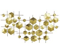 Wall Decor FLEROVIUM Metal 45 cm Gold