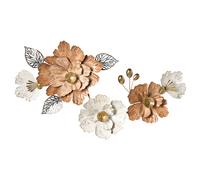 Beliani Wall Decor Flower CAESIUM Metal 95 cm Multicolour, Multi
