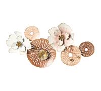 Beliani Wall Decor Flower GADOLINIUM Metal 45 cm Multicolour, Multi