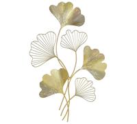 Beliani Wall Decor Flower INDIUM Metal 79 cm Gold, Gold