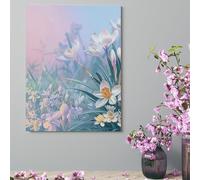 Wall Decor For Living Room Large Canvas Wall Art For Bedroom Modern Office Pictures Wall Artwork Blue to Peach Gradient Landscape Paintings Canvas Art Prints Home Decorations 18x24inch(46x61cm)