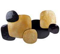 Wall Decor HAFNIUM Irregular Metal Abstract Gold