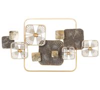 Beliani Wall Decor LAWRENCIUM Metal 50 cm Multicolour, Multi
