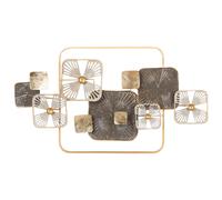 Beliani Wall Decor LAWRENCIUM Metal 50 cm Multicolour, Multi