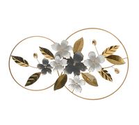 Wall Decor Leaf DYSPROSIUM 61 cm Metal Gold