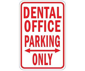 Wall Decor Man Cave Bar Dental Office Parking Only Wall Sign Art Iron Paintingdecor Warningfor Cafe Bar Supermarket Cafeteria Home Funny Vintage Metal Sign Poster 8X12 Inches