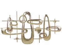 Wall Decor MANGANESE Irregular Metal Abstract Gold