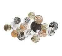 Beliani Wall Decor OSMIUM Metal 50 cm Silver, Silver