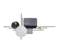 Beliani Wall Decor OVAR Metal 50 cm Grey, Grey