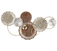Beliani Wall Decor Plutonium Metal 48 Cm Multicolour