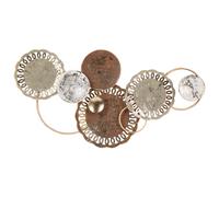 Beliani Wall Decor PLUTONIUM Metal 48 cm Multicolour, Multi