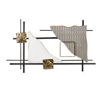 Beliani Wall Decor PORTMARNOCK Metal 45 cm Multicolour, Multi