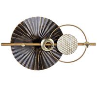 Wall Decor RUTHENIUM Metal 59 cm Black