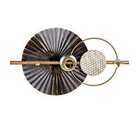 Wall Decor RUTHENIUM Metal 59 cm Black