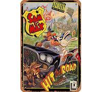Wall Decor Sign - Sam And Max : Hit The Road Poster - 8X12 Inch Vintage Look Metal Sign,Bar, Man Cave Art Decoration