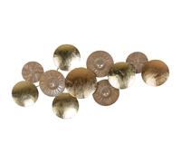 Beliani Wall Decor Thallium Metal 45 Cm Gold
