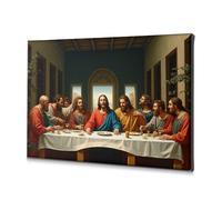 Wall Decor The Last Supper: A Modern Interpretation Canvas Decorative Picture Rustic Home Decor Home Decor Wall(40x60cm)