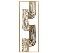 Beliani Wall Decor Thulium Metal 75 Cm Gold