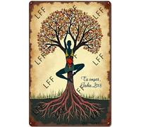 Wall Decor Tin Sign I See Trees Of Green Red Roses Too I Think To Myself What A Wonderful World Metal Tin Poster For Living Room Decor Home Decor Office Decor Farmhouse Decor Church 8X12 Inch