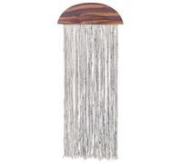 Wall Decor ZIKIRIA Poplar Wood 92 cm Dark Brown