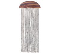 Wall Decor ZIKIRIA Poplar Wood 92 cm Dark Brown