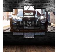 Wall Decoration Design Wall Picture 5 Pieces Premium Poster Stylish Set with Matching Pictures as Living Room Decorative Picture Frame Canvas Picture 5 Piece Wall Picture